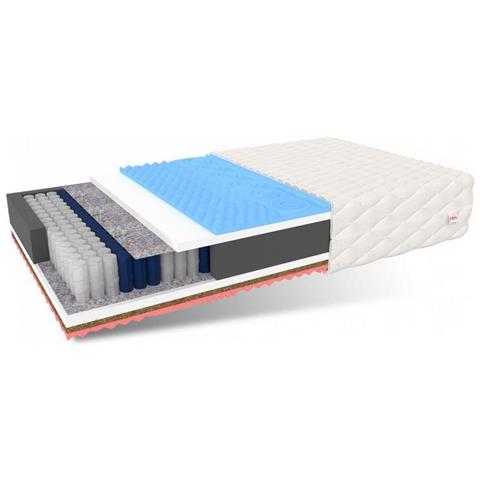 Materasso A Molle Insacchettate Ginaso 160 X 200 - H4 Rigido / H3 Medio Rigido - Schiuma Visco, Cocco, Schiuma Hr - Foto 1