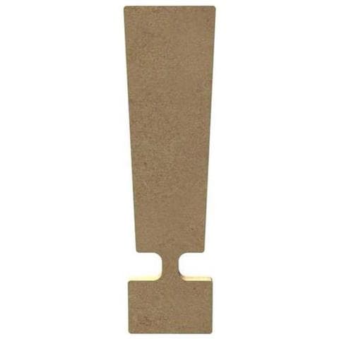 Punto Esclamativo In Legno Mdf Per Decorare - 15 Cm - Foto 1