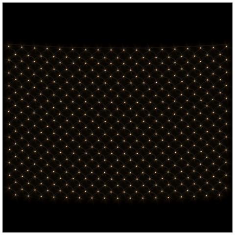 Luci Di Natale Rete Bianco Caldo 3x2m 204 Led Interni Esterni - Foto 2