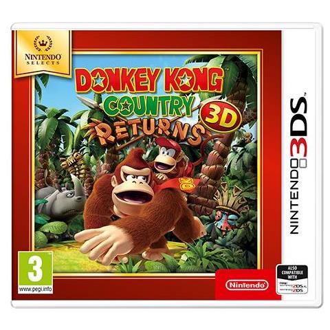 Donkey Kong Country Returns 3d Selects Tedesca, Inglese, Esp, Francese, Ita 3ds - Foto 1