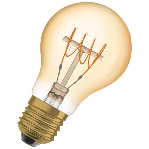 Osram Lampadina Led Vintage E27 Oro 4,8w 400lm 2200k Dimmerabile Ip20 320° [lv-4058075761452] - Foto 2