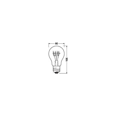 Osram Lampadina Led Vintage E27 Oro 4,8w 400lm 2200k Dimmerabile Ip20 320° [lv-4058075761452] - Foto 4