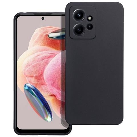 Custodia Tpu Silicone Cover Case Per Xiaomi Redmi Note 12 4g Black - Foto 1