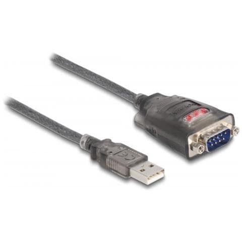 Adattatore Usb 2.0 Tipo A A 1 Connettore Seriale Rs-232 D-sub A 9 Pin - Foto 1
