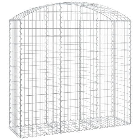 Cesto Gabbione Ad Arco 150x50x140/160 Cm Ferro Zincato - Foto 1