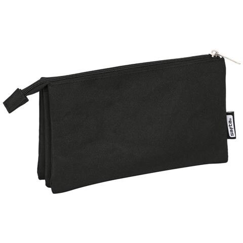 Astuccio Scuola Nero (22 X 12 X 3 Cm) - Foto 2