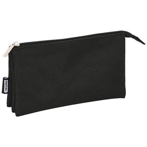 Astuccio Scuola Nero (22 X 12 X 3 Cm) - Foto 3