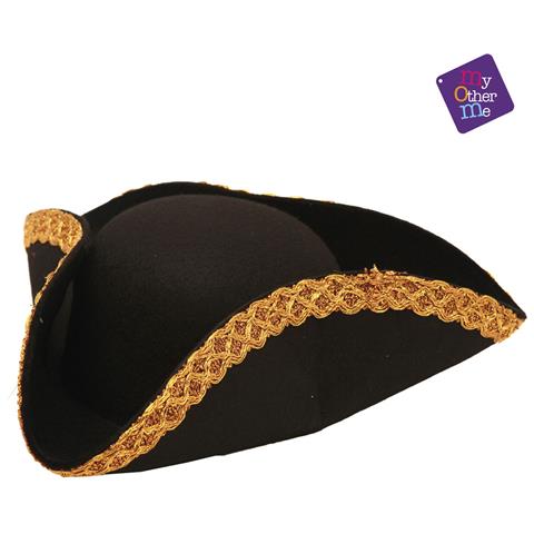Cappello My Other Me Deluxe Nero Dorato Pirata 57 Cm - Foto 3
