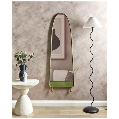 Specchio Parnay 45 Cm 146 Cm Metallo Verde Oliva - Foto 1
