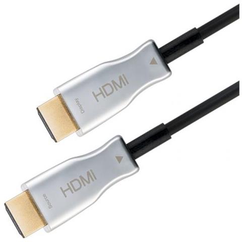 Goobay 65573 Cavo Hdmi 100 M Hdmi Tipo A (standard) Nero, Argento - Foto 3