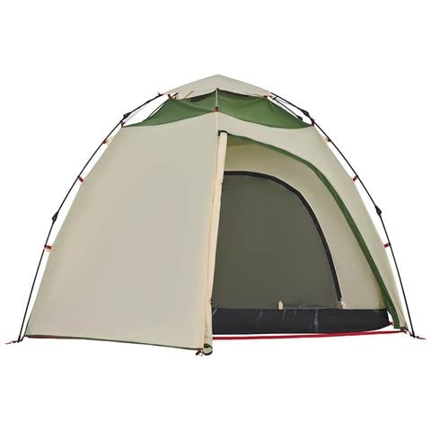 Tenda A Cupola Da Campeggio 4 Persone Verde A Rilascio Rapido - Foto 2