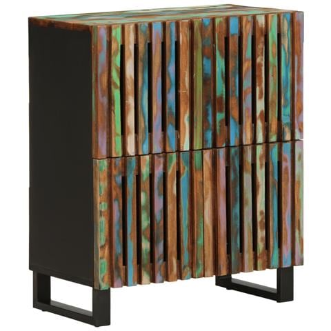 Credenza 60x34x75 Cm In Legno Massello Di Acacia - Foto 1