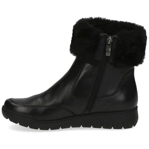 Black Nappa Casual Closed Booties Stivaletti Pelle Scarpe Donna Nero Eu 37, 9-26306-41-022 - Foto 3