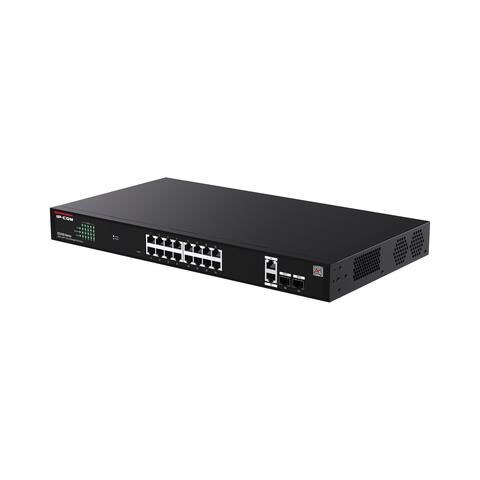 Switch di Rete G2220P-16-250W 18 Porte 2 Porte Fibre Channel Gestito Gigabit Ethernet (10/100/1000) Supporto Power over Ethernet (PoE) Nero - Foto 2