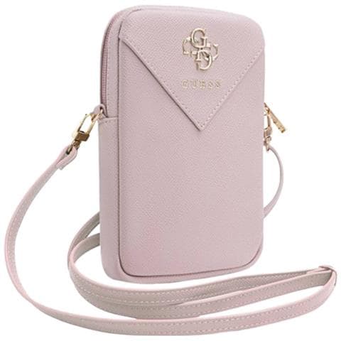 Borsa Per Smartphone Con Tracolla In Rilievo 4g, Rosa - Foto 2