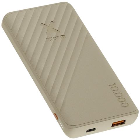 Powerbank 10 000mah Usb-a /usb-c Modello Go2 Fastcharge 15w Compatto, Beige - Foto 10