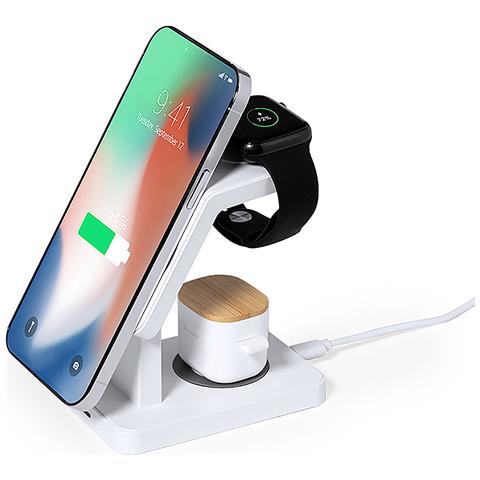 Caricabatterie Wireless 3 In 1 Da 15w. Magnetico Magsafe. - Foto 1