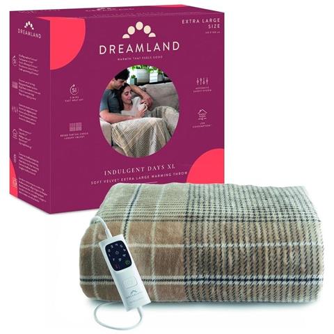 Dreamland Caldo Plaid Termo Coperta Elettrica 180x140 Lavabile In Lavatrice 26051 - Foto 1