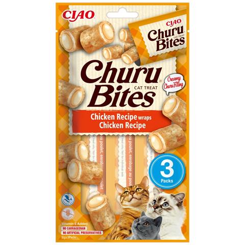 CIAO Churu Bites Chicken Recipe wraps Chicken Gatto Premio Pollo 10 g - Foto 1