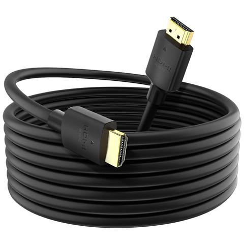 Cavo Hdmi 2.0 4k 60hz Tv, Oro, 3m, Nero - Foto 1