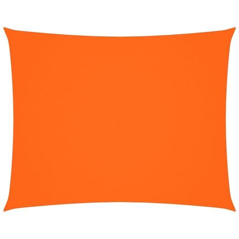 Parasole a Vela Oxford Rettangolare 5x6 m Arancione - Foto 1