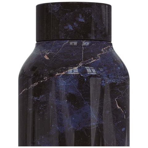 Bottiglia Termica 510 Ml Doppia Parete Effetto Marmo Ermetica, Nero - Foto 5