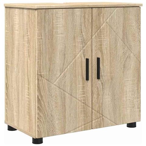 Mobile da Bagno rovere sonoma 61 x 35 x 64 cm Legno multistrato - Foto 1