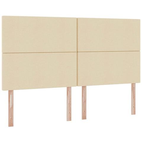 Letto con Contenitore Crema 200 x 200 cm Pelle Sintetica - Foto 9