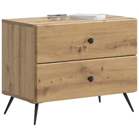 Armadio da Notte Rovere Artigianale 62 x 34,5 x 47,5 cm - Foto 2