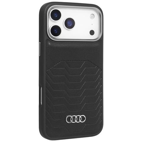 Custodia Per Iphone 17 Pro Max Nera In Ecopelle Magsafe Audi - Foto 2