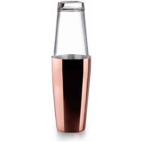 62286 - Shaker per cocktail Boston in acciaio inox, shaker professionale con 2 bicchieri - Foto 1