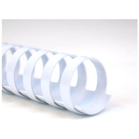 scatola 100 dorsi spirale 10mm bianco 21 anelli - Foto 7