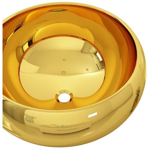 Lavandino 40x15 Cm In Ceramica Oro - Foto 2