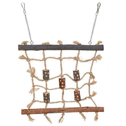 Parete In Corda Per Arrampicarsi Quadrata Cm. 27x24 - Per Cocoriti - Foto 1