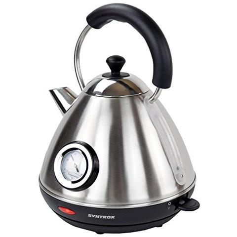 Bollitore Elettrico Capacità 1.7 Litri Potenza 2200 Watt Colore Acciaio Inox - Foto 2