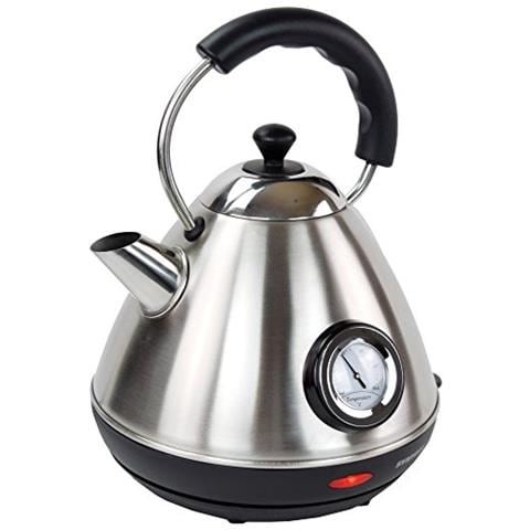 Bollitore Elettrico Capacità 1.7 Litri Potenza 2200 Watt Colore Acciaio Inox - Foto 1