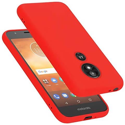 Custodia Compatibile Con Motorola Moto E5 Play Go In Liquid Rosso - Coperchio Protettivo In Silicone Tpu Flessibile - Foto 1