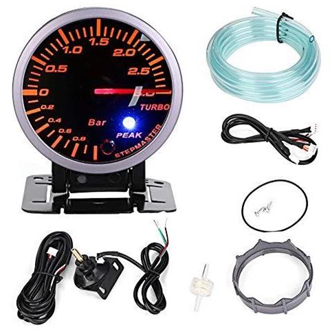 Turbo Boost Gauge 2.5inch 60 Millimetri 30 Barra Led Di Modifica Dellautomobile Turbo Boost Tester Del Calibro Pointer Dc12v Per Tutti I Tipi Di Veicoli Modificati - Foto 1