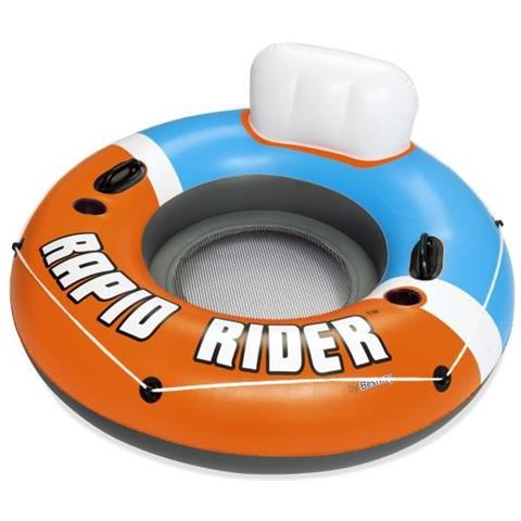 Boa Rapid Rider Diametro 135 Cm, Fondo Rete, Schienale, 2 Portabicchieri - Foto 1