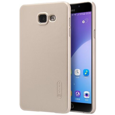Nillkin Custodia Frosted Shell Posteriore Rigida Antiscivolo Samsung Galaxy A3 (2016) A310 Gold - Foto 3
