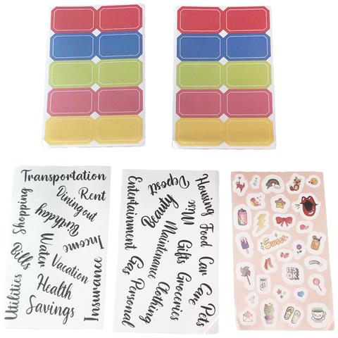 Raccoglitore Ad Anelli A6 Con Pianificatore Di Budget Per Fogli Di Bilancio Black - Foto 7