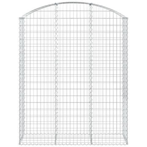 Cesto Gabbione Ad Arco 150x50x180/200 Cm Ferro Zincato - Foto 2