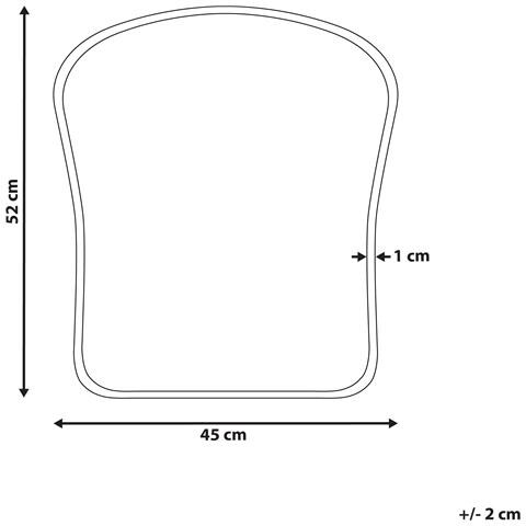 Specchio Noth 45 Cm 53 Cm Metallo Oro - Foto 2