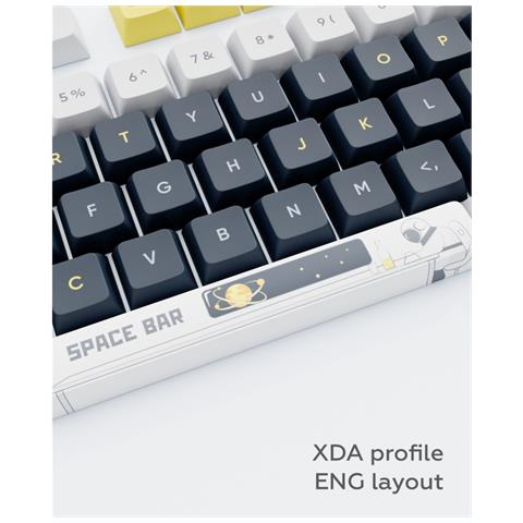 Ks-2036 (bianco / Giallo) - Keycaps Pbt [eng] - Foto 2