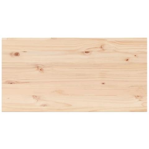 Piani Tavolo 4 Pz 90x45x2,5 Cm Rettangolare Legno Massello Pino - Foto 3