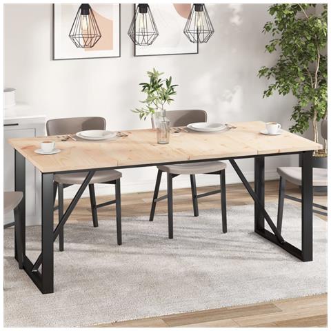 Piani Tavolo 4 Pz 90x45x2,5 Cm Rettangolare Legno Massello Pino - Foto 1