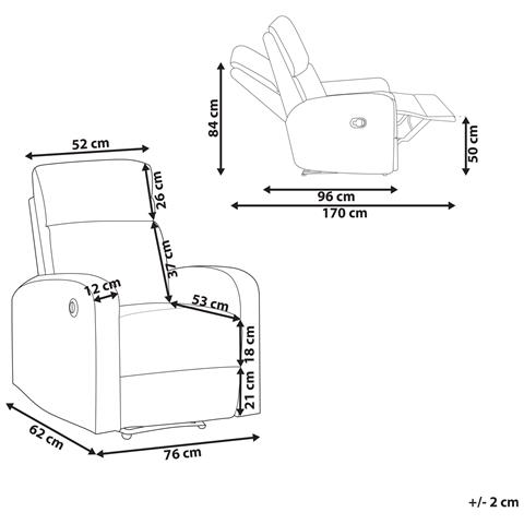 Poltrona Tortora Verdal - Foto 6