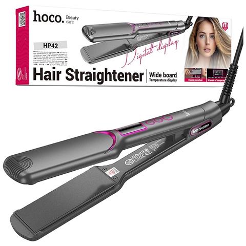 Hoco Hp42 Piastra Per Capelli Hair Straightener Extra Large 120°c A 220°c - Foto 1