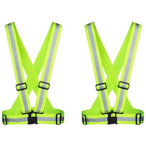 Fasce Di Sicurezza Riflettenti Confezione Da 2 - 5x1,5 Cm Green - Foto 1