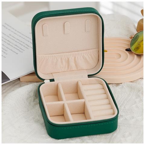 Portagioie Per Anelli, Orecchini E Piccoli Accessori Green - Foto 3